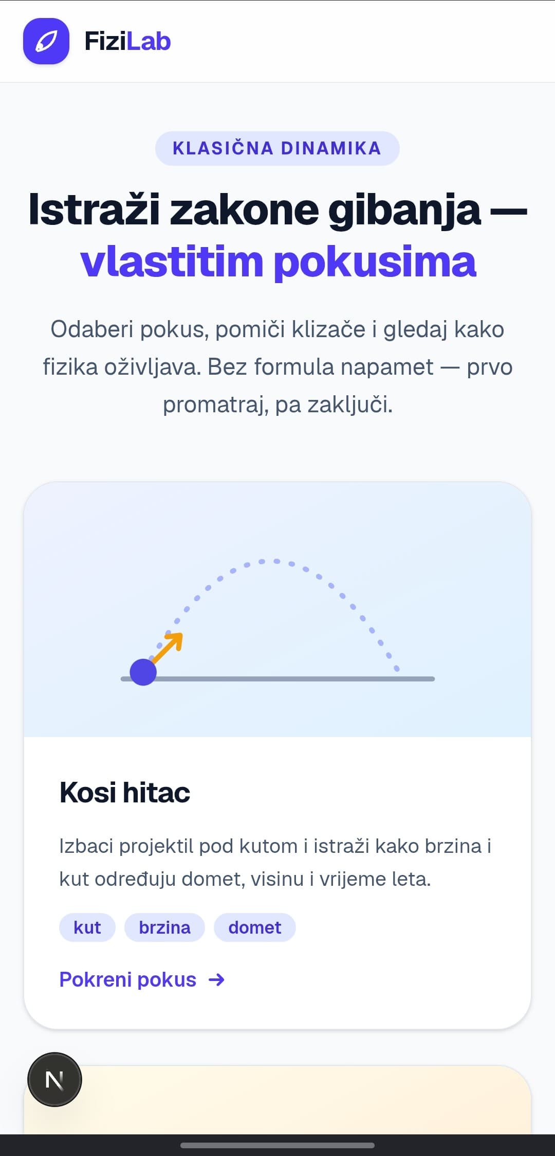 Fizilab Web App